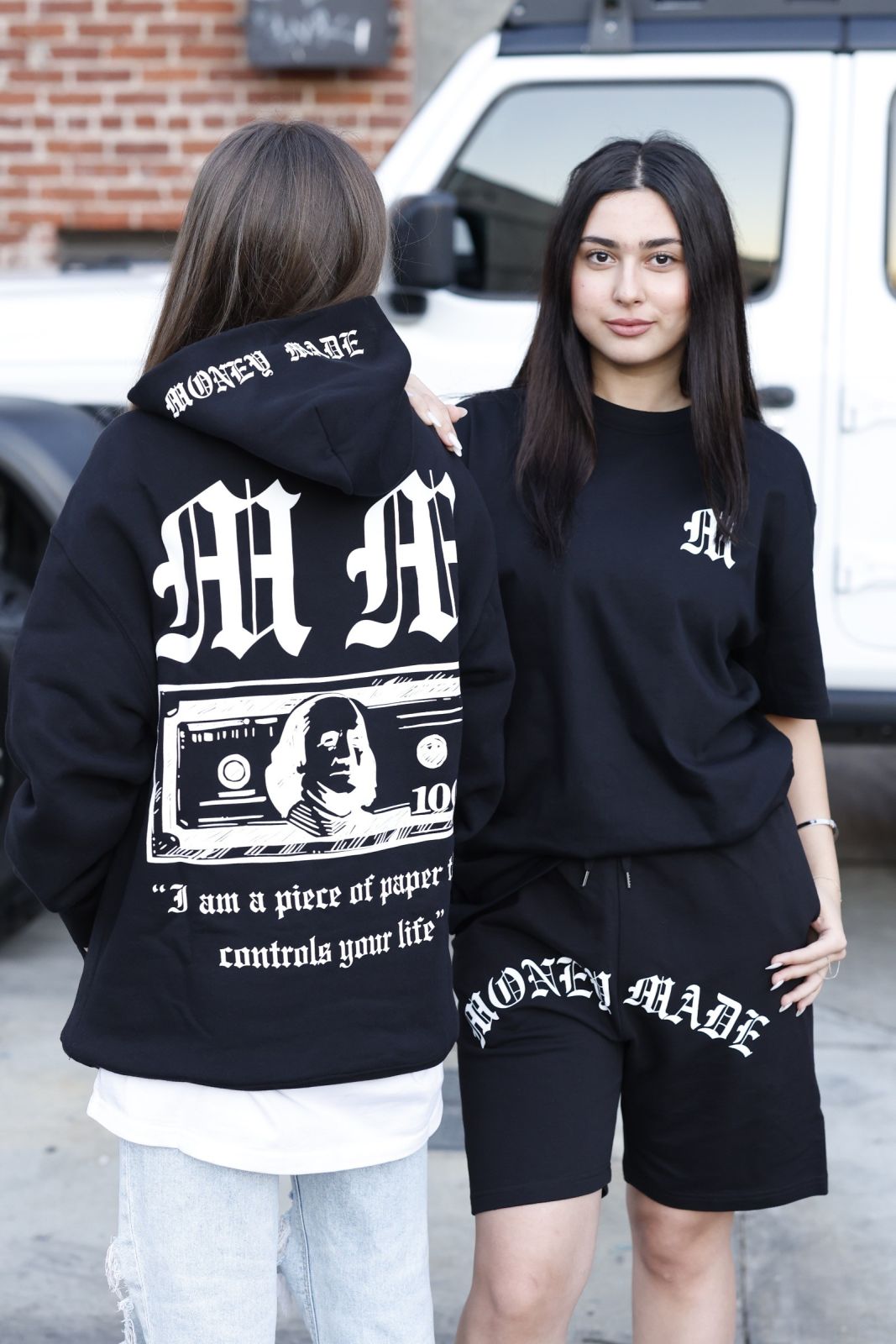 Money Made Logo Sweat Shorts