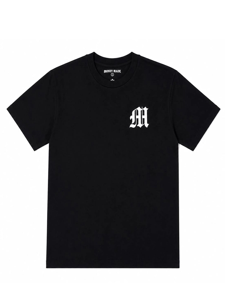 Money Made Logo T-Shirt — Black